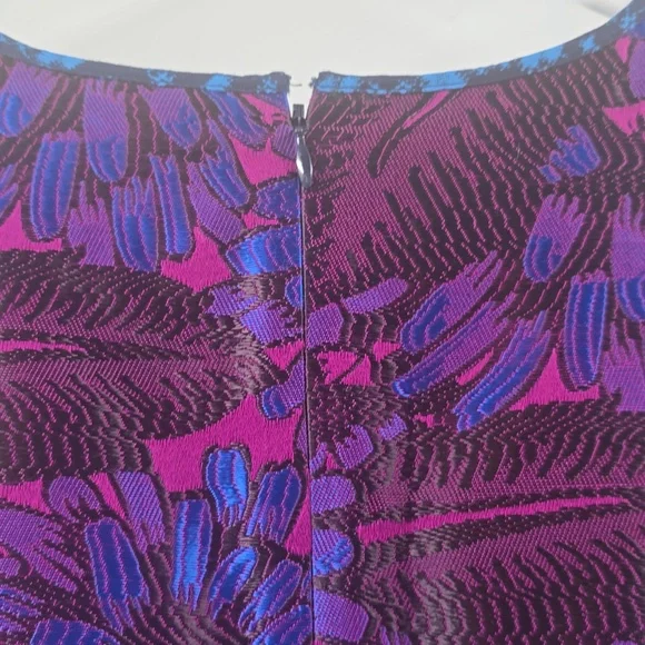 J. Crew Purple Floral Sleeveless Shift Dress - Picture 8 of 9